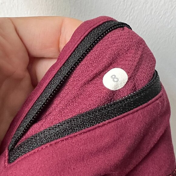 RARE Lululemon Run Low Rise Lined Short Buffalo Check Red 8 - Picture 10 of 11